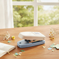 Stamp Punch Decorative Paper Punch with Close Mechanism-Hand Use Stamp Cutting Tool for Scrapbooking, Journaling