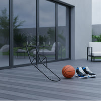 Basketball Rebounder Attachment Curved Basketball Return Attachment Jam-Unobstructed Long-Lasting for Driveway, Backyard