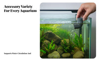Aquarium PVC Pipe Fittings Leakproof Seal Fish Tank Water Pipe Thickened Wall PVC Tank Fitting for Sump Filtration