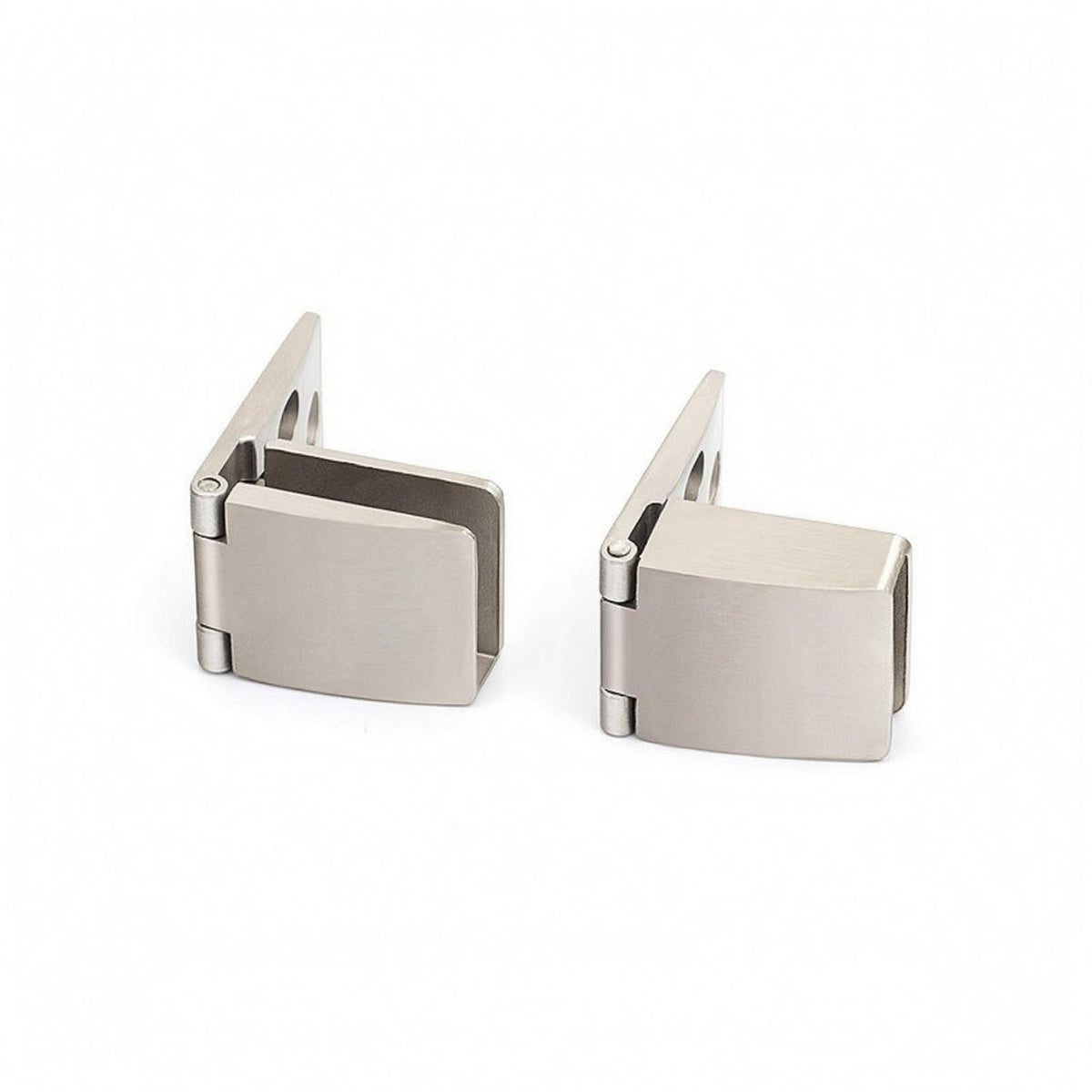 No-Drill Frameless Glass Door Clamp 16 Mm Hole Spacing Hinged Glass Cabinet Clamp Self-Positioning Hardware Stable Fastening