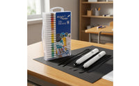 Acrylic Marker Pen White Barrel Hard Tip Marker Art Supply Works on Many Surfaces Vibrant Colors