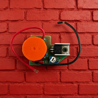 Green PCB Dc Drive Speed Control Board Rotary Knob Brush Drive Driver Module Compact Speed Controller Board Insulated Leads