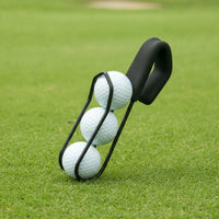 Black Portable Golf Ball Clip Stretched Clamp-on Golf Ball Holder Easy to Attach Sports Accessory Attachable