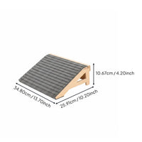 Wooden Dog Stairs Easy to Climb Dog Ramp Stairs Soft Surface Mat for Bed