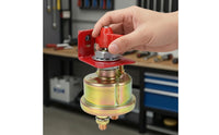 Battery Disconnect Switch Kit 24V Battery Cut-off Switch with Bracket Easy to Install High Conductivity for Marine, Truck