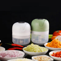 Electric Garlic Chopper Rechargeable Garlic Chopper Compact for Kitchen