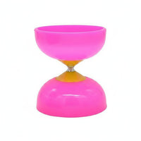 Drop-Resistant Chinese Spinning Top Easy to Learn Double Bowl Chinese Spinning Top Long-Lasting Soft Plastic Juggling Toy Stable High-Speed Rotation for Children, Schoolyard