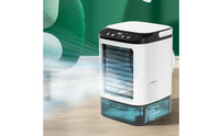 Mist Fan with Ice Box Mini Evaporative Cooler with Water Tank Cooling for Desk