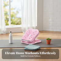 Non-Slip Surface Adjustable Calf Stretcher Strong Support Adjustable Calf Stretch Board Long-Lasting Construction Slant Board Portable Design for Physical Rehabilitation Patients, Beginners, Downice Workers, Pre-Workout, Home, Gym
