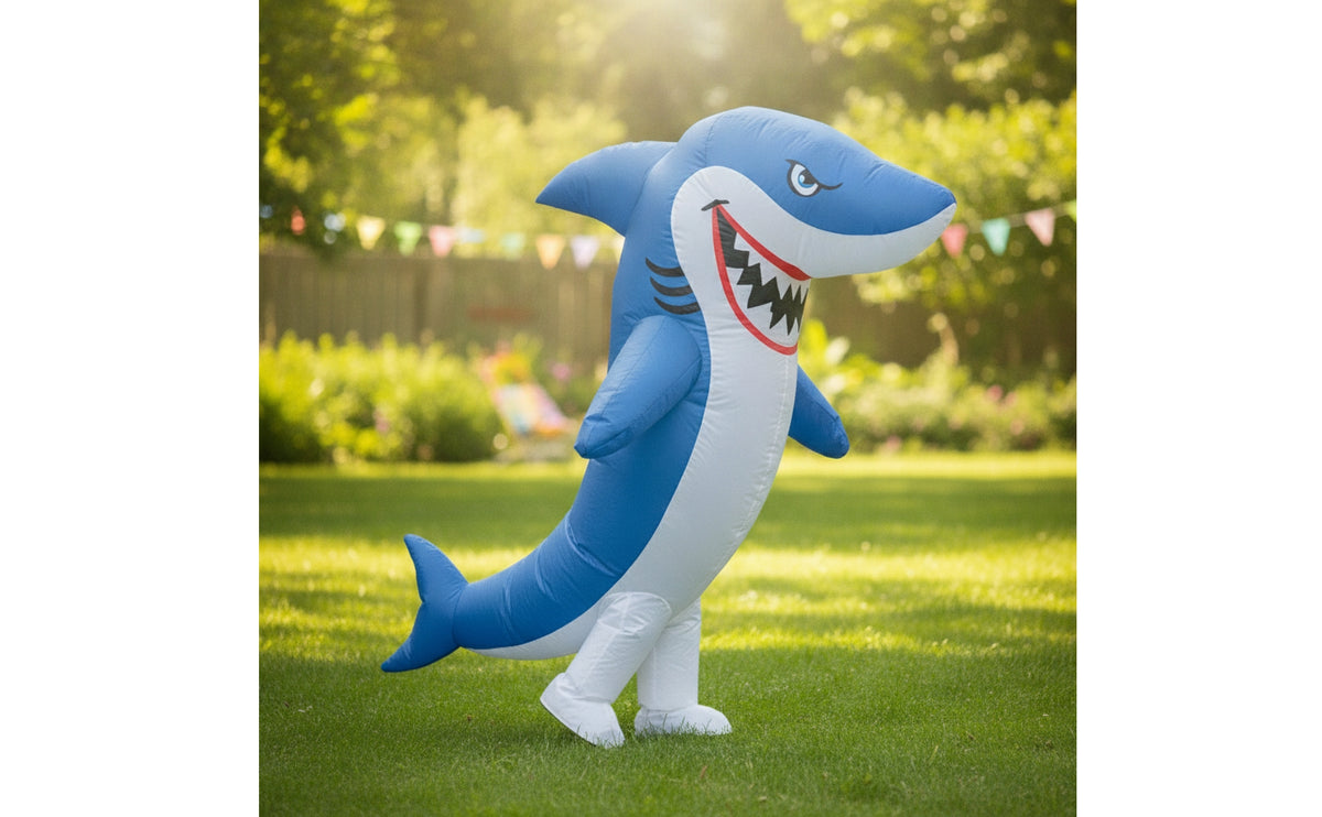 Hilarious Inflatable Shark Costume | Easy to Inflate, inflate Shark Costume, for Halloween