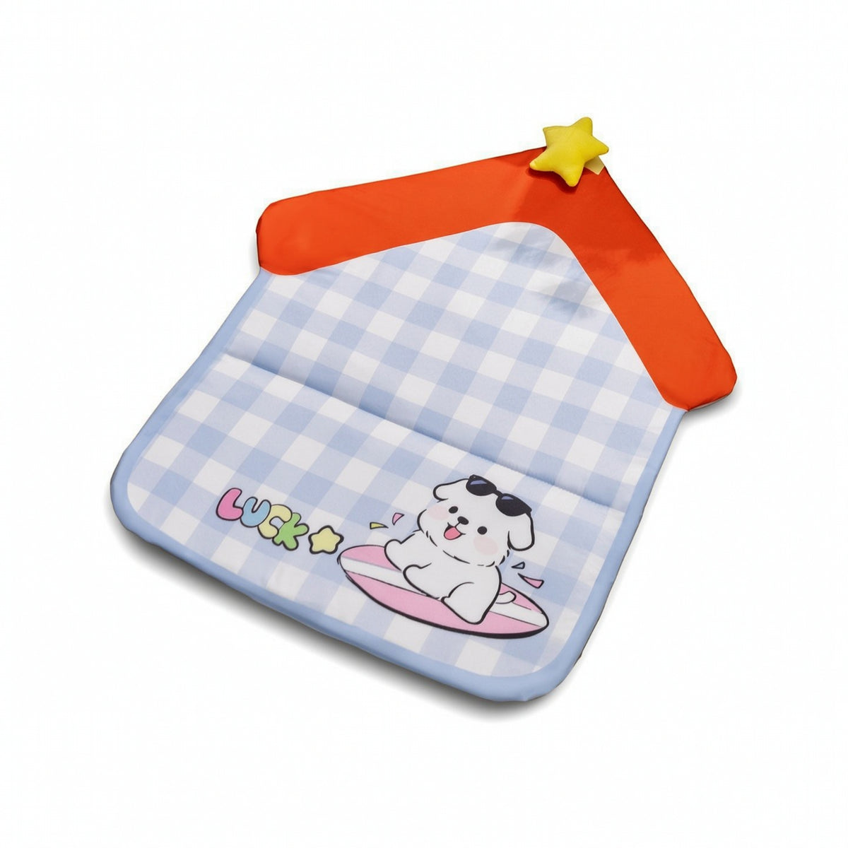 Pet Sleeping Mat Cushioned Dog Mat Cushion with Dog Print Gentle Pet Pad Velvety for Dogs, Floor, Living Room
