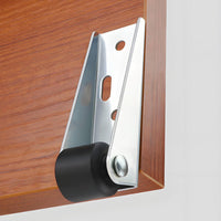 Furniture Door Roller Gate Support Wheels with Metal Bracket Load-Bearing Hardware for Home Hobbyists
