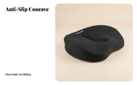 Viscoelastic Foam Seat Pad Slow Recovery Ergonomic Seat Pad Chair Pad Breathable Seating Accessory Pressure Relief for Motorists