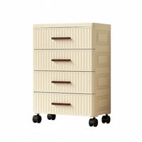 Modern Design Bedside Storage Unit effortless-glidePulling Drawer 3-Tier Bedside Cabinet Space-Saving Nightstand Multi-Functional for Homeowners, Adults, Students, Bedroom, Dorm Room, Office, Bathroom