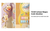 Freestanding Tree-Shaped Activity Toy Pastel Wooden Bead Maze Toy Cartoon-Style Wooden Bead Maze Smooth Finish for Children