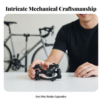 Mountain Bike Brake Caliper Good Heat Dissipation Trail Bike Disc Brake Caliper Replaceable Pads Easy Adjustment