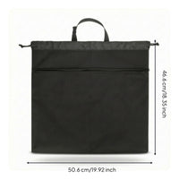 Helmet Bag with Pocket Guard Helmet Storage Bag Scratch Resistant for Motorcyclists, Commuters, Travel, Garage