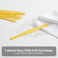 8 Pieces 8-Piece Clay Shaping Tools Reusable Plastic Clay Sculpting Tool Set