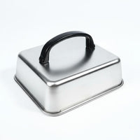Square Burger Cover Rust Resistant Cheese Melting Dome Professional-Grade Square Basting Cover for Grilling