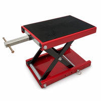 Motorcycle Jack with Lock Antiscivolo Motorcycle Lift Jack in Acciaio Motociclo for Garage, Repair Shop