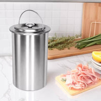 Multifunctional Meat Cooker with Thermometer Easy to Clean Cylindrical Meat Steaming Pot Kitchenware for Kitchen