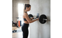 Barbell Wall Mount Sturdy Fitness Equipment Storage Hardware Long-Lasting for Home Gym Owners