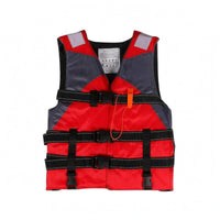Buckle Closure Oxford Material Life Jacket Sleeveless Life Jacket Vest for Flooding Emergencies