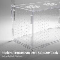 Aquatic Separation Box Removable Dividers Aquatic Breeding Box Acrylic Fry Hatchery Multipurpose Aquatic Habitat Hatchery