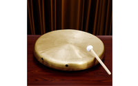 Hand Gong Brushed Gong with Mallet Convex Percussion for Schools, Lion Dance