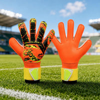 Goalkeeper Gloves with Finger Protection Guarding Soccer Goalkeeper Gloves Padded for Kids, Children