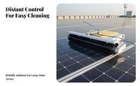 Photovoltaic Module Cleaning Robot Roller Brush Design Photovoltaic Panel Washing Machine Soft Filament S for Maintenance Experts, Rooftops