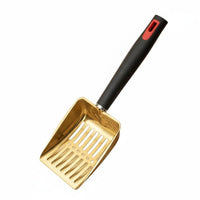Easy to Clean Cat Litter Scoop Rust-Proof Stainless Steel Poop Scooper Efficient Sifting Metal Litter Sifter Long-Lasting