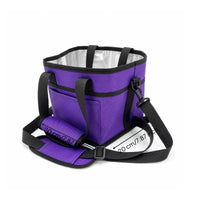 Oxford Cloth Square Bottle Carrier Structured Base Insulated Water Bottle Bag Reinforced Seams