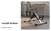 Foldable Design Folding Pedal Exerciser Compact Portable Arm and Leg Exerciser Low Effect Workout for Elderly, Office Workers, Home