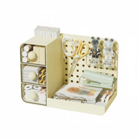 Desktop Pegboard Kit Space-Saving Pegboard Desk Shelf customizable Design for Artists