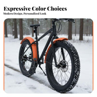 20 Inch Wide Bike Mudguards Weather-Resistant Protection 20 Inch Wide Tire Mudguard Winter Bike Mudguard Set Sturdy