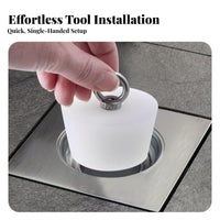 Silicone Drain Plug Leak-Resistant Floor Drain Seal Sturdy Tapered Rubber Stopper for DIY Enthusiasts, Construction Workers, Drains, Washroom