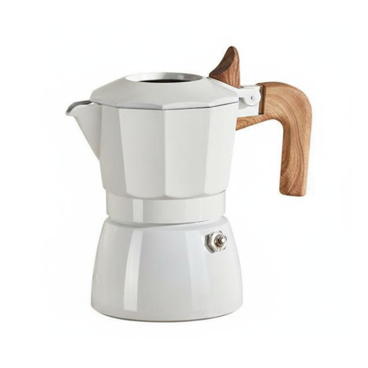 Stainless Steel Stovetop Pot Easy to Clean Stovetop Pot Mirror Polished Finish Espresso Maker for Campers, Outdoor