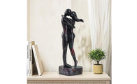 Couple Figurine Modern Couple Sculpture Glossy for Entryway, Bedroom, Couples