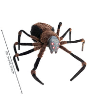Giant Arachnid with Light-up Eyes Furry Arachnid with Bendable Legs Hairy Decoration for Spooky Houses