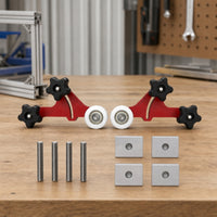 Carpentry Guide with Rollers Smooth Positioning Fixture Easy to Use Hardware for Woodworkers, Table Woodcutting Machinery