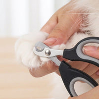 Nail Clippers for Professional Pet Home Grooming, Stainless Steel Cat Nail Clippers and Dog Nail Clippers, Non Slip Ergonomic Handle, 1 Pack