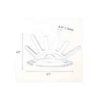 Long-Lasting Acrylic Band Stand Sturdy Acrylic Band Holder Easy to Clean Polished Surface for Jewelry Storage, Countertop, Vanity Table