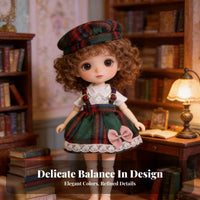 OB24 Doll Dress and coordinate 1/6 Scale BJD Princess Attire Design Jointed Doll Clothes for Adult Collectors, Dioramas