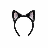 Cat Ear Headband Cute Design Faux Cat Ears Headband Furry Creature Ears Cute Design Cosplay Hair Hoop Soft & Comfortable