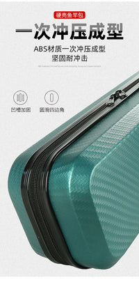 Hard Shell Fishing Rod Bag Lightweight Multi-functional 1.255m/1.3m Shoulder Bag