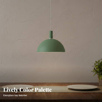 Creative Design Macaron Color Lampshade Height Adjustable Macaron Hanging Lamp for Homeowners, Business Owners, Restaurant, Bar Counter