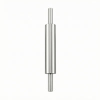 Stainless Steel Rolling Roller Straight Handles Metal Pastry Roller