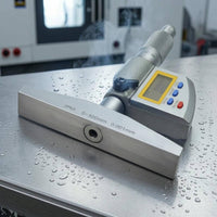 0.001 Mm Resolution Digital Depth Micrometer Flat Base Precision Depth Micrometer Accurate Measurement Shop Instrument