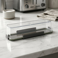 Plastic Cake Box with Latch Sealed Swiss Roll Container Airtight Pastry Container with Lid Secure for Bakers